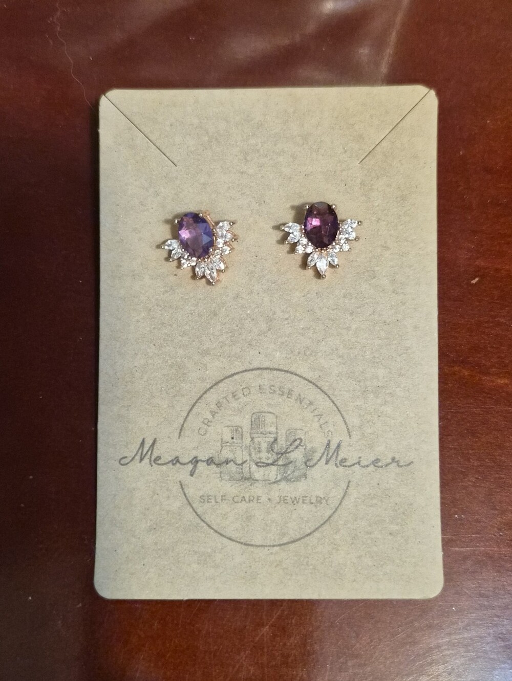 Amethyst earrings